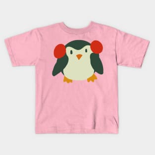 Cute Winter Penguin Kids T-Shirt